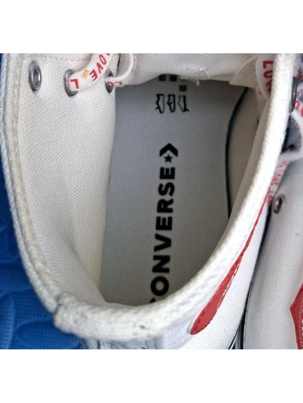 Kids Converse Chuck Taylor All Star Life High Top Sneaker Hearts Size 4